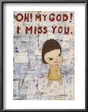 Oh! My God! I Miss You! c.2001 Posters by Yoshitomo Nara