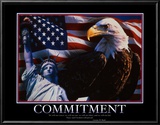 Commitment Poster by Neal Preston