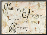 A Willing Heart Prints by Kim Klassen