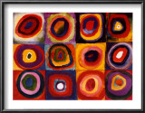 Farbstudie Quadrate, c.1913 Print by Wassily Kandinsky