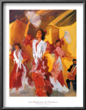 Los Bailarines de Flamenco Poster by Sharon Carson