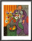 Purple Robe and Anemones 1937 Prints by Henri Matisse
