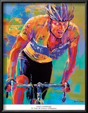 Lance Armstrong, Seven Times Tour de France Champion Prints by Malcolm Farley Lance Armstrong, Seven Times Tour de France Champion Prints by Malcolm Farley