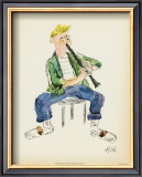Clarinet Print by Rivka 