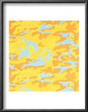 Camouflage, c.1987 (orange, yellow, blue) Arte por Andy Warhol