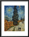 Country Road in Provence by Night, c.1890 Poster by Vincent van Gogh
