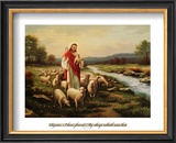 Jesus the Shepherd Print by Myung Bo