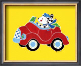 Dog in Car Prints by Shelly Rasche