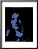 Jackie, c.1964 (Blue on Black) Pôsters por Andy Warhol