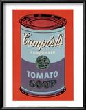 Campbell's Soup Can, 1965 (Blue and Purple) Posters by Andy Warhol