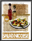 Salad Nicoise Posters por Nancy Overton