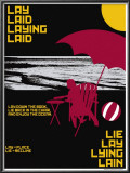 Grasping Grammar: Lay Lie Posters by Christopher Rice