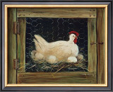 Hen Poster by Glenda Brown