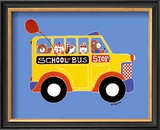 Animals on a Bus II Prints by Shelly Rasche