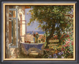 Shady Patio Prints by Piotr Stolerenko