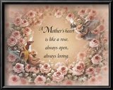 Mother's Heart Prints by T. C. Chiu