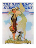 "Springtime, 1933" Saturday Evening Post Cover, April 8,1933 Giclée-Druck von Norman Rockwell