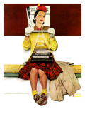 "Cover Girl", March 1,1941 Giclee Print by Norman Rockwell