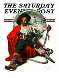 "Thoughts of Home" Saturday Evening Post Cover, June 14,1924 Giclee Print by Norman Rockwell