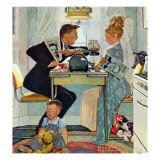 "Dewey v. Truman", October 30,1948 Giclee Print by Norman Rockwell