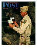 "War Bond" Saturday Evening Post Cover, July 1,1944 Giclee Print by Norman Rockwell