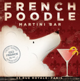 French Poodle Martini Affiche par Stephen Fowler