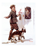 "Three's Company", June 19,1920 Giclee Print by Norman Rockwell