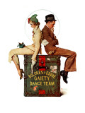 "Gaiety Dance Team", June 12,1937 Giclee Print by Norman Rockwell