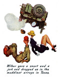 "The Wonderful Life of Wilbur the Jeep" B, January 29,1944 Giclee Print by Norman Rockwell