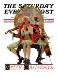 "Three Victorian Musicians" Saturday Evening Post Cover, December 12,1931 Giclee Print by Norman Rockwell