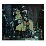 "Armor", November 3,1962 Giclee Print by Norman Rockwell