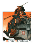 "London Coach", December 5,1925 Giclee Print by Norman Rockwell