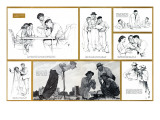 "Norman Rockwell Visits a County Agent" B, July 24,1948 Giclee Print by Norman Rockwell