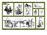 "Norman Rockwell Visits a Country Editor" B, May 25,1946 Reproduction procédé giclée par Norman Rockwell