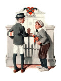 "Rivals", September 9,1922 Giclee Print by Norman Rockwell