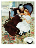 "The Handkerchief", January 27,1940 Giclee Print by Norman Rockwell