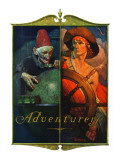 "Adventurers", April 14,1928 Giclee Print by Norman Rockwell