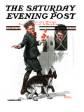 "Three's Company" Saturday Evening Post Cover, June 19,1920 Giclee Print by Norman Rockwell