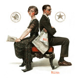 "Election Debate", October 9,1920 Giclée-Druck von Norman Rockwell