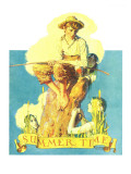"Summertime, 1933", August 5,1933 Giclee Print by Norman Rockwell