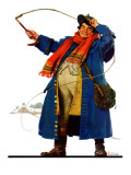 "Coachman with Whip", December 7,1929 Giclee Print by Norman Rockwell