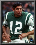 Joe Namath - on sidelines Art
