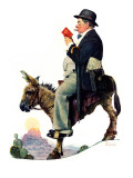 "Prospector", July 13,1929 Giclee Print by Norman Rockwell