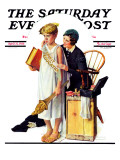 "Spirit of Education" Saturday Evening Post Cover, April 21,1934 Giclee Print by Norman Rockwell