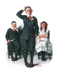 "Recitation", June 14,1919 Giclee Print by Norman Rockwell