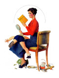 "Child Psychology" or "Spanking", November 25,1933 Giclee Print by Norman Rockwell