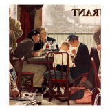 "Saying Grace", November 24,1951 Reproduction procédé giclée par Norman Rockwell