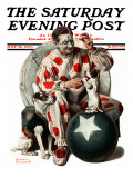 "Between the Acts" Saturday Evening Post Cover, May 26,1923 Giclee Print by Norman Rockwell