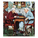 "April Fool, 1943", April 3,1943 Reproduction procédé giclée par Norman Rockwell