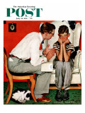 "Facts of Life" Saturday Evening Post Cover, July 14,1951 reproduction procédé giclée par Norman Rockwell